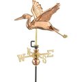 Good Directions Good Directions Blue Heron Garden Weathervane, Polished Copper w/Roof Mount 8805PR